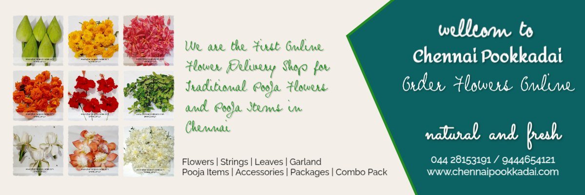 CHENNAI POOKKADAI Fresh Pooja Flowers and Pooja Items Online Delivery in Chennai